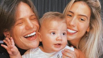 Gabi Brandt encanta web ao mostrar Saulo Poncio dormindo com o filho, Davi - Instagram