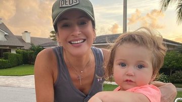 Claudia Leitte encanta a web ao mostrar passeio de bicicleta com a filha Bella - Reprodução/Instagram