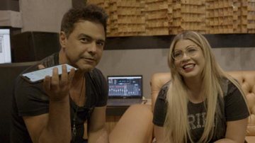 Zezé Di Camargo e Marília Mendonça se encontram em estúdio - Lucas Panda Film