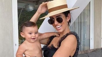Jade Seba curte dia de sol na piscina com o filho, Zion: ''Viveria nessa cena pra sempre'' - Instagram