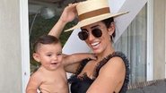 Jade Seba curte dia de sol na piscina com o filho, Zion: ''Viveria nessa cena pra sempre'' - Instagram