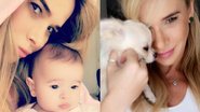 Dany Bananinha explode o fofurômetro com clique da filha, Lara, e cachorrinha - Reprodução/Instagram