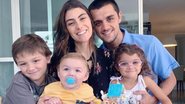 Em família, Mariana Uhlmann celebra 8 meses do filho caçula - Reprodução/Instagram