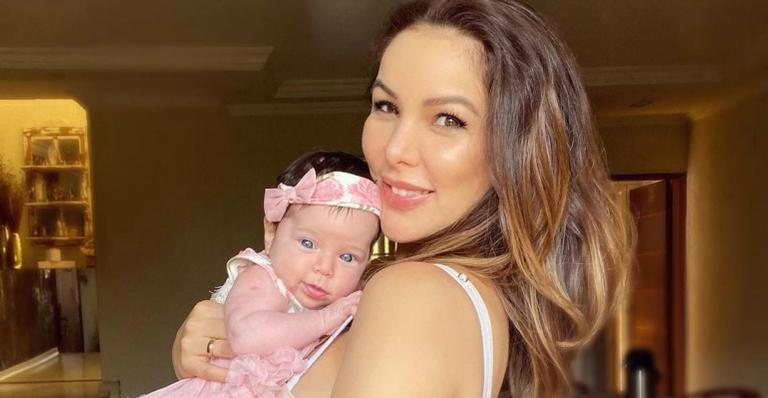 Liah Soares celebra dois meses da filha, Liz - Reprodução/Instagram