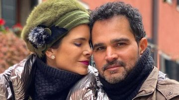 Luciano Camargo posa beijando sua esposa e se declara - Reprodução/Instagram