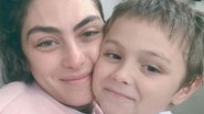 Mariana Uhlmann, esposa de Felipe Simas, surge grudada com primogênito, Joaquim: ''Me traz alegria'' - Instagram