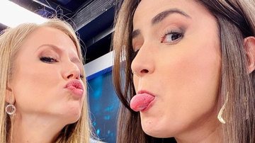Mari Palma surge com Gabriela Prioli nos estúdios da CNN e brinca: ''Eu, você e mariela'' - Instagram