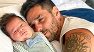 Diego Grossi curte banho de sol com o filho, Enrico - Reprodução/Instagram