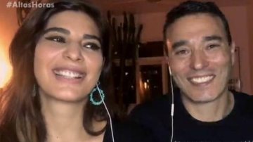 André Rizek revela sexo dos filhos que terá com Andréia Sadi - Foto: TV Globo