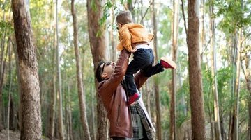 Junior Lima curte a natureza ao lado do filho, Otto - Reprodução/Instagram