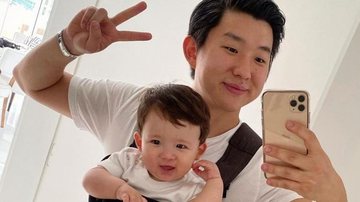 Pyong Lee celebra os nove meses do filho, Jake - Reprodução/Instagram
