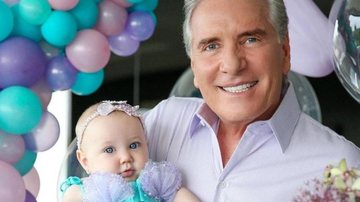 Roberto Justus celebra os seis meses da filha, Vicky - Reprodução/Instagram