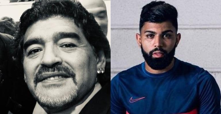 Gabigol lamenta a morte de Diego Maradona - Reprodução/Instagram