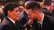 Lionel Messi se despede de Maradona com uma bela homenagem - Reprodução