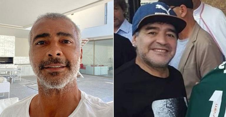 Romário homenageia Maradona e lamenta: ''Meu amigo se foi'' - Reprodução/Instagram