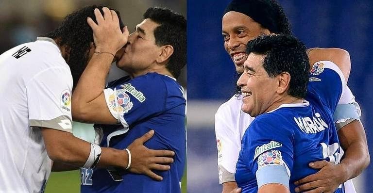 Ronaldinho Gaúcho emociona com homenagem para Maradona - Reprodução/Instagram