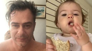 João Vitti posta vídeo fofo da neta Clara Maria comendo pão - Reprodução/Instagram
