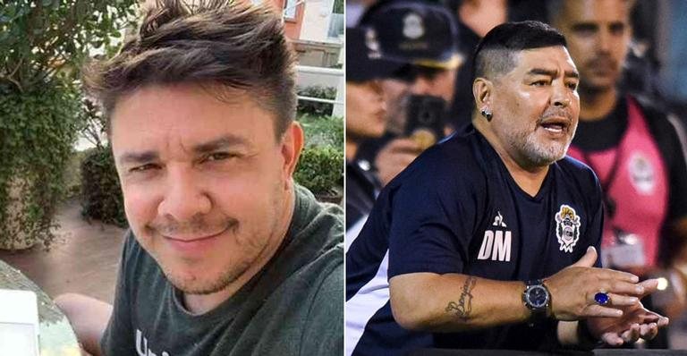 Oscar Filho é detonado na web após piada com morte de Maradona - Reprodução/Instagram/Getty Images