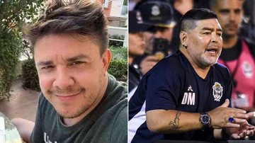 Oscar Filho é detonado na web após piada com morte de Maradona - Reprodução/Instagram/Getty Images