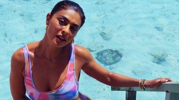 Juliana Paes posa deslumbrante com vestido nas Maldivas - Reprodução/Instagram