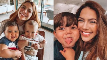 Sarah Poncio baba pelos filhos e encanta web - Reprodução/Instagram