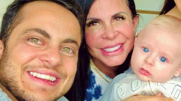 Thammy Miranda posa ao lado de Gretchen e do filho, Bento - Reprodução/Instagram