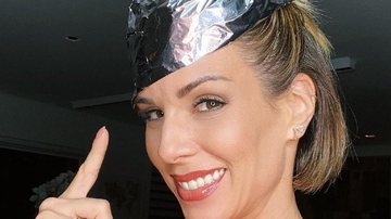 Ana Furtado usa 'capacete' contra invasores de mente de Boninho - Reprodução/Instagram