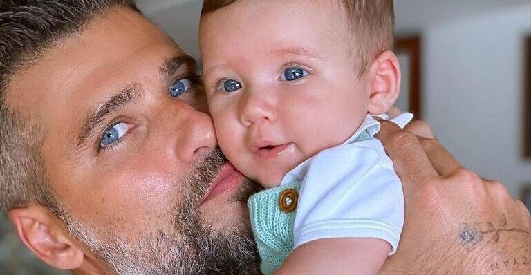 Bruno Gagliasso com o filho Zyan - Reprodução/Instagram
