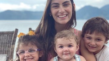 Mariana Uhlmann desabafa sobre momento com os três filhos - Reprodução/Instagram