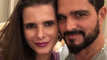 Flavia Camargo posta clique raro do casamento com Luciano - Reprodução/Instagram