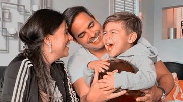Kaká Diniz encanta a web ao publicar clique em família - Reprodução/Instagram