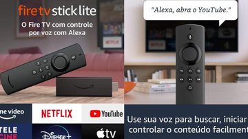 6 motivos para garantir o Fire TV Stick Lite - Reprodução/Amazon