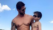 Jonas Sulzbach aparece em fotos brincando com o filho - Reprodução/Instagram