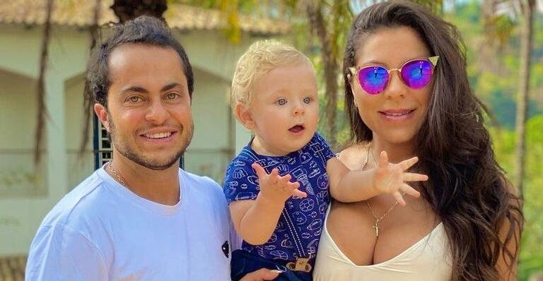 Thammy Miranda e Andressa Ferreira com o filho Bento - Reprodução/Instagram
