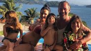 Malvino Salvador se declara para Kyra Gracie e suas 3 filhas - Reprodução/Instagram