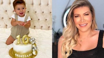 Esposa do cantor Cristiano celebra os 10 meses do filho - Reprodução/Instagram