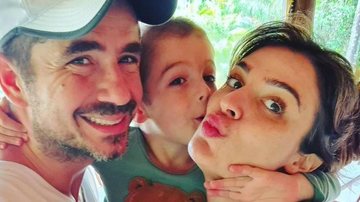 Felipe Andreoli posta foto da esposa e do filho e agradece - Reprodução/Instagram