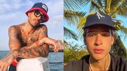 Em Fernando de Noronha, Gui Aráujo posa com João Guilherme em passeio de barco - Reprodução/Instagram