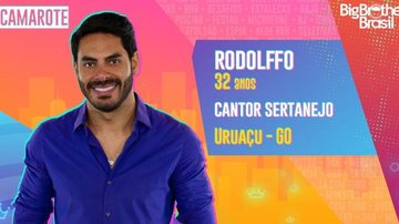 BBB21 - Cantor Rodolffo é confirmado no grupo Camarote - Foto: Divulgação/TV Globo