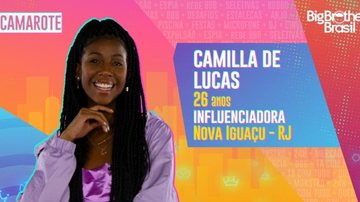 Camilla de Lucas é confirmada no 'BBB21' - Foto/Divulgação Globo