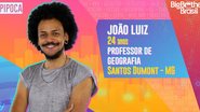 João Luiz é professor de Geografia e integrante do Pipoca - Reprodução/TV Globo