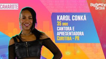 Karol Conká é confirmada no BBB21 - Foto/Divulgação Globo