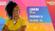 Lumena é integrante do grupo Pipoca - Reprodução/TV Globo