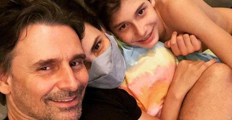 Murilo Rosa se diverte com clique ao lado do filho, Lucas - Reprodução/Instagram
