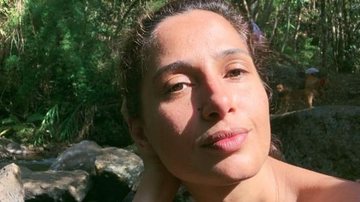 Camila Pitanga se diverte em cachoeira e arranca elogios - Reprodução/Instagram