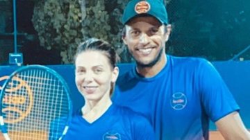 Sheila Mello faz aulas de tênis e elogia o namorado - Reprodução/Instagram