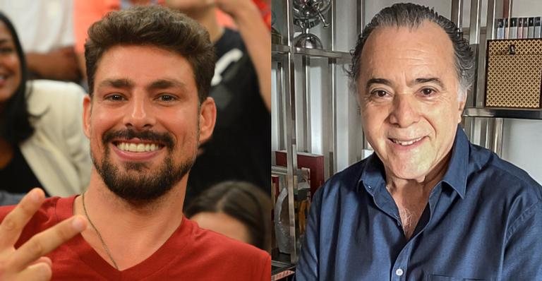 Cauã Reymond faz elogios ao posar ao lado de Tony Ramos - Globo/Fábio Rocha/Reinaldo Marques
