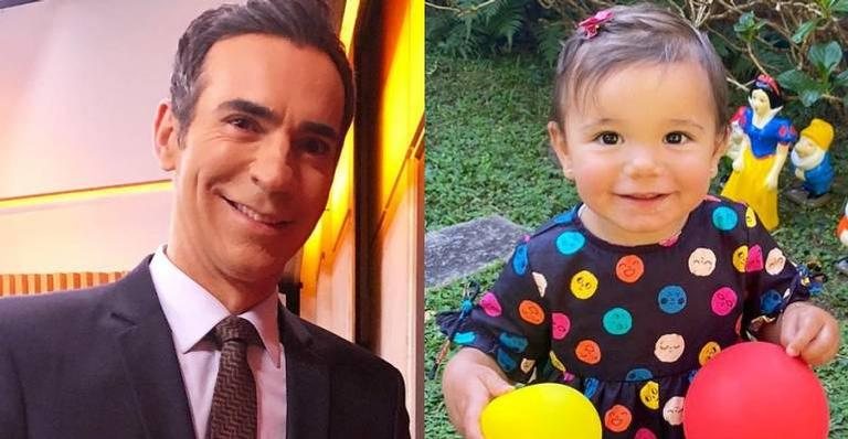Filha de Cesar Tralli vira telespectadora do pai - Reprodução/Instagram