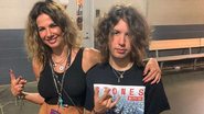 Luciana Gimenez nos bastidores do Rolling Stones com Lucas Jagger - Foto/Instagram