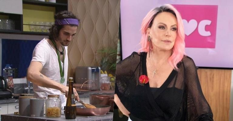Fiuk erra na cozinha e Ana Maria Braga comenta! - Foto/Reprodução BBB21 - Instagram